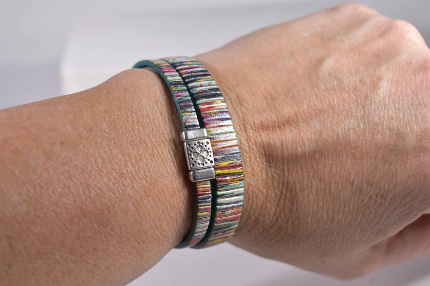 Artsy Leather Bracelet