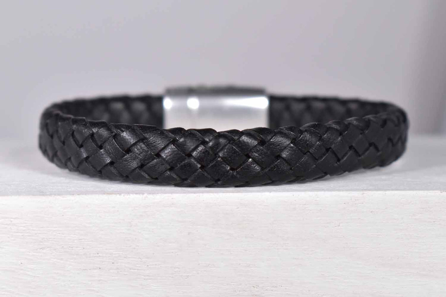 Bear Leather Bracelet -Black