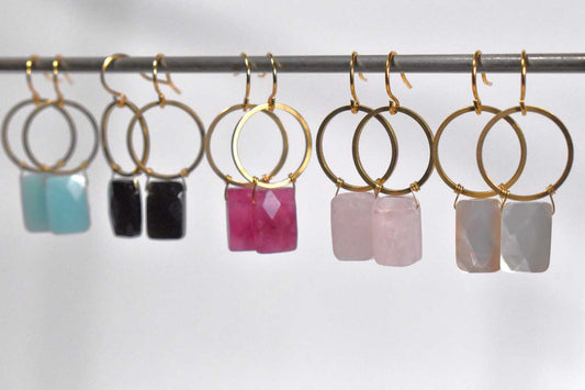 Cushion Cut Earrings