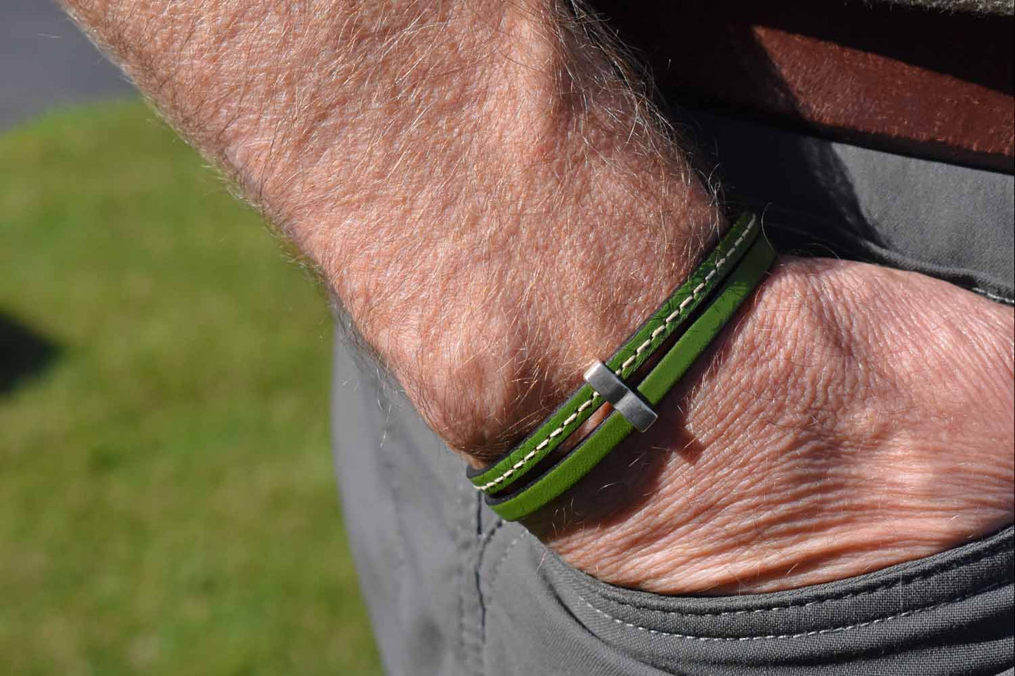 Lynn - Leather Bracelet - Black 30% off