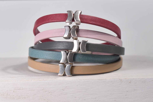 Hayden Leather Bracelet - 5 colors