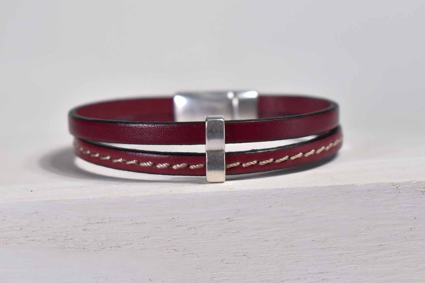 Lynn - Leather Bracelet - Black 30% off