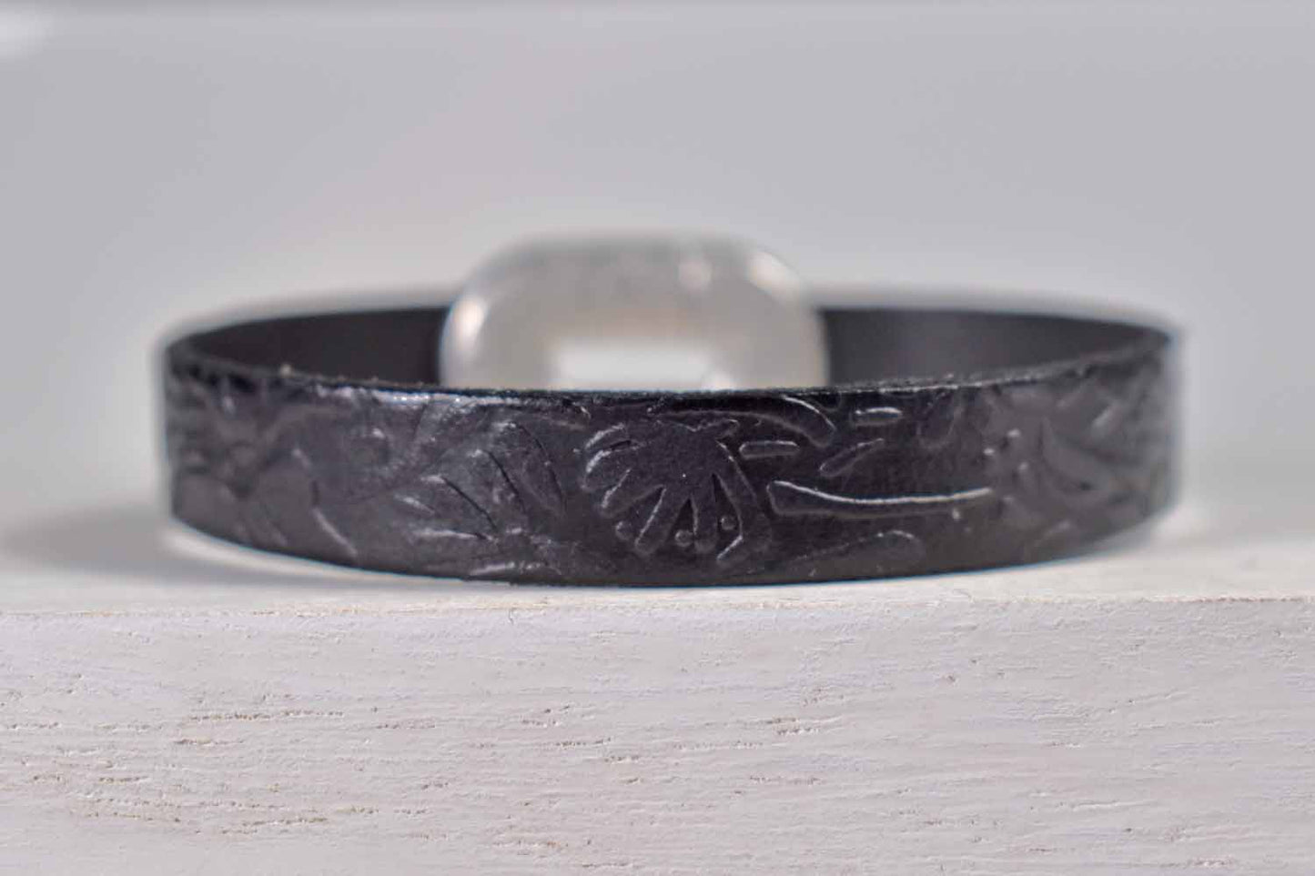 Marielle Leather Bracelets - Indigo & Black 30% off