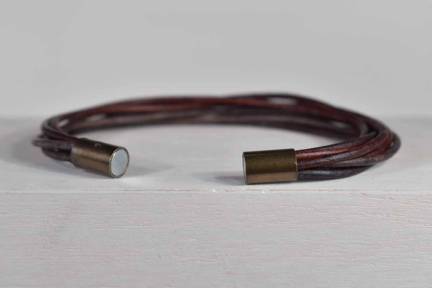 Tatum Leather Bracelet - Brown