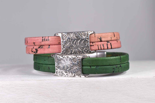 Laurel Cork Bracelet - 2 Colors - Tina Lilja