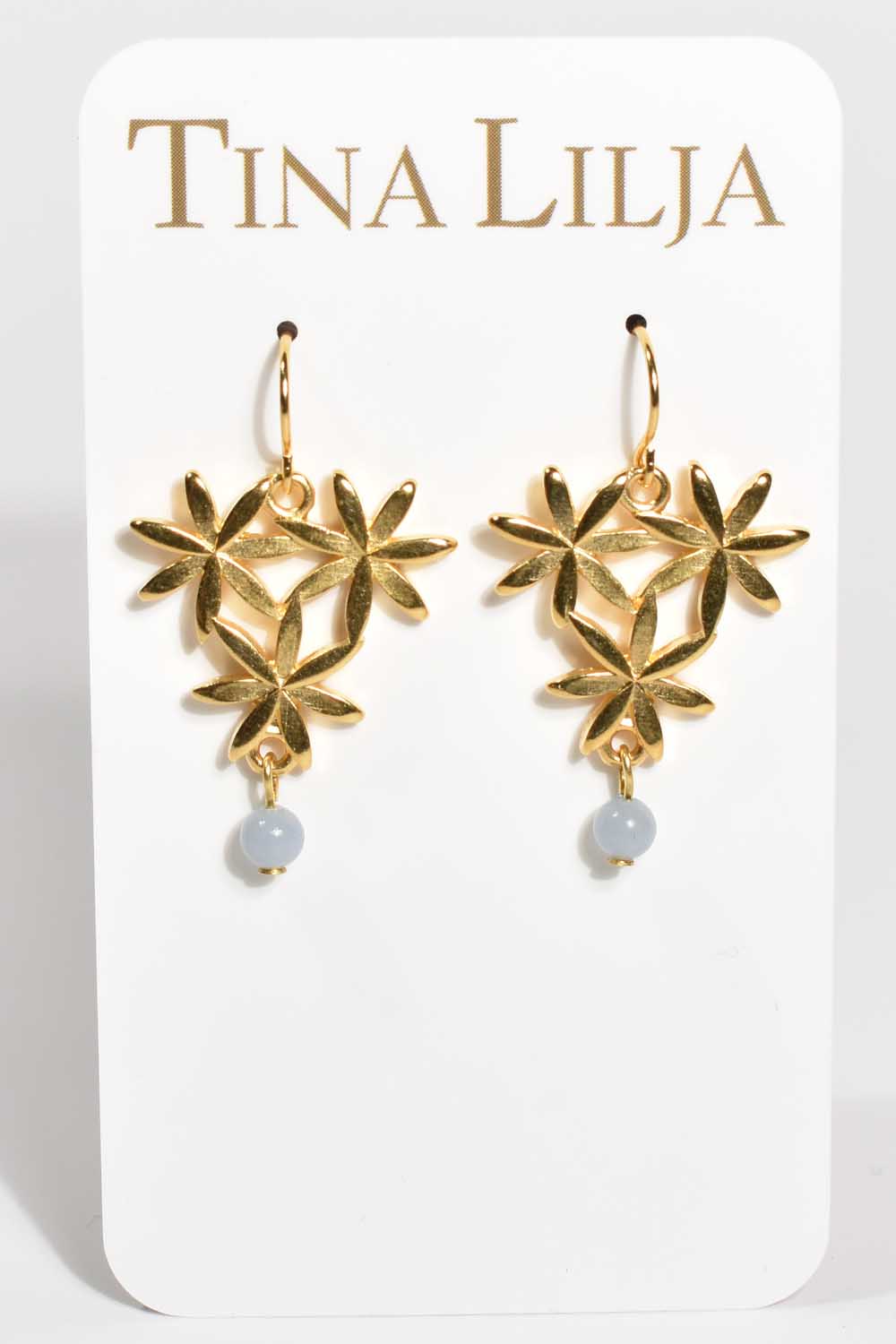 Trillium Gold Earrings