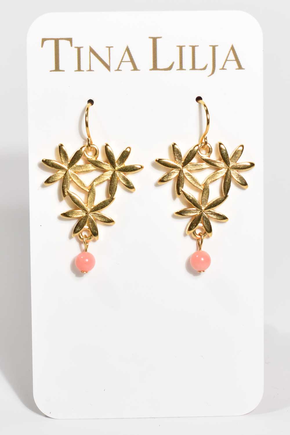 Trillium Gold Earrings