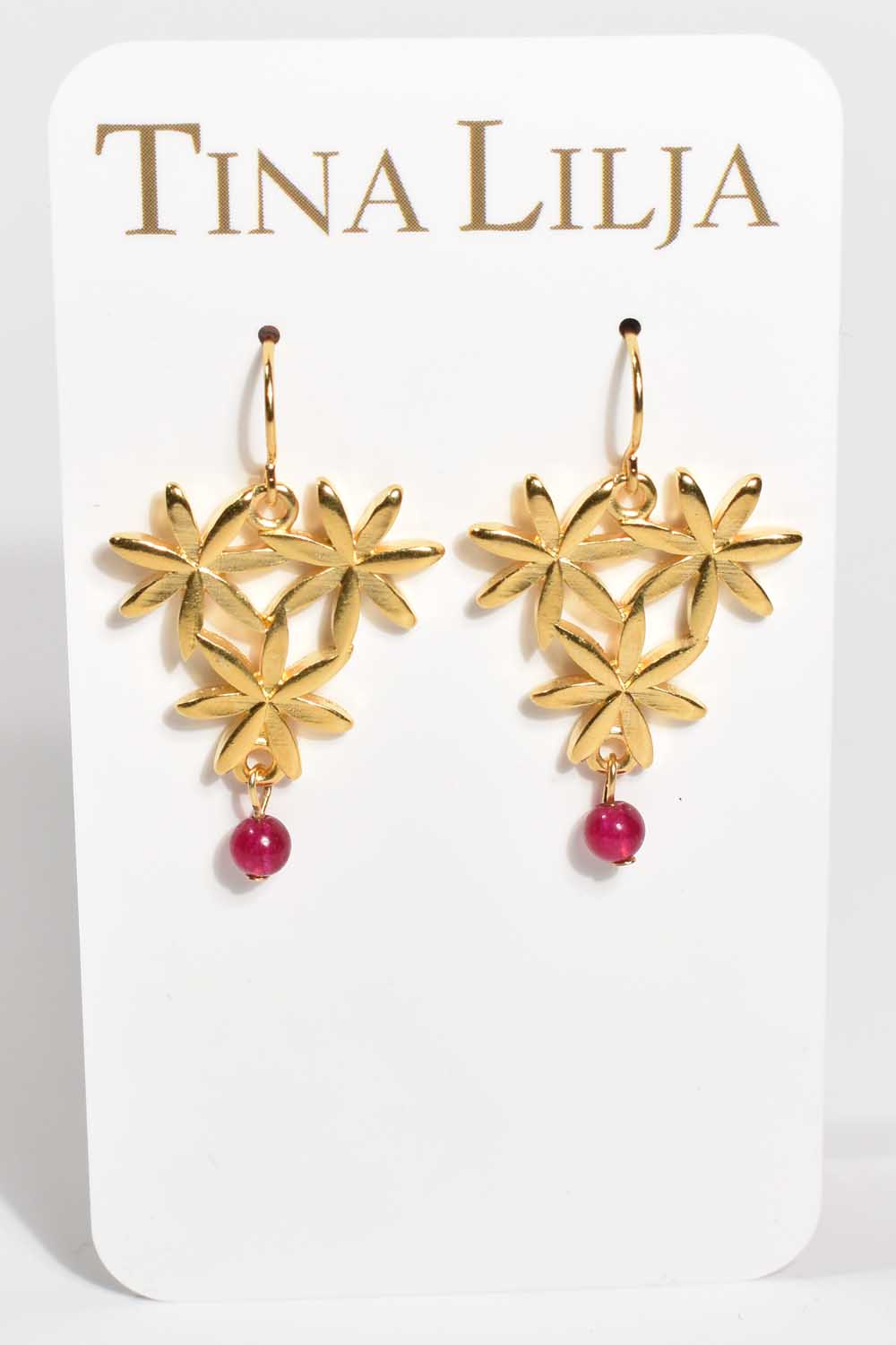 Trillium Gold Earrings