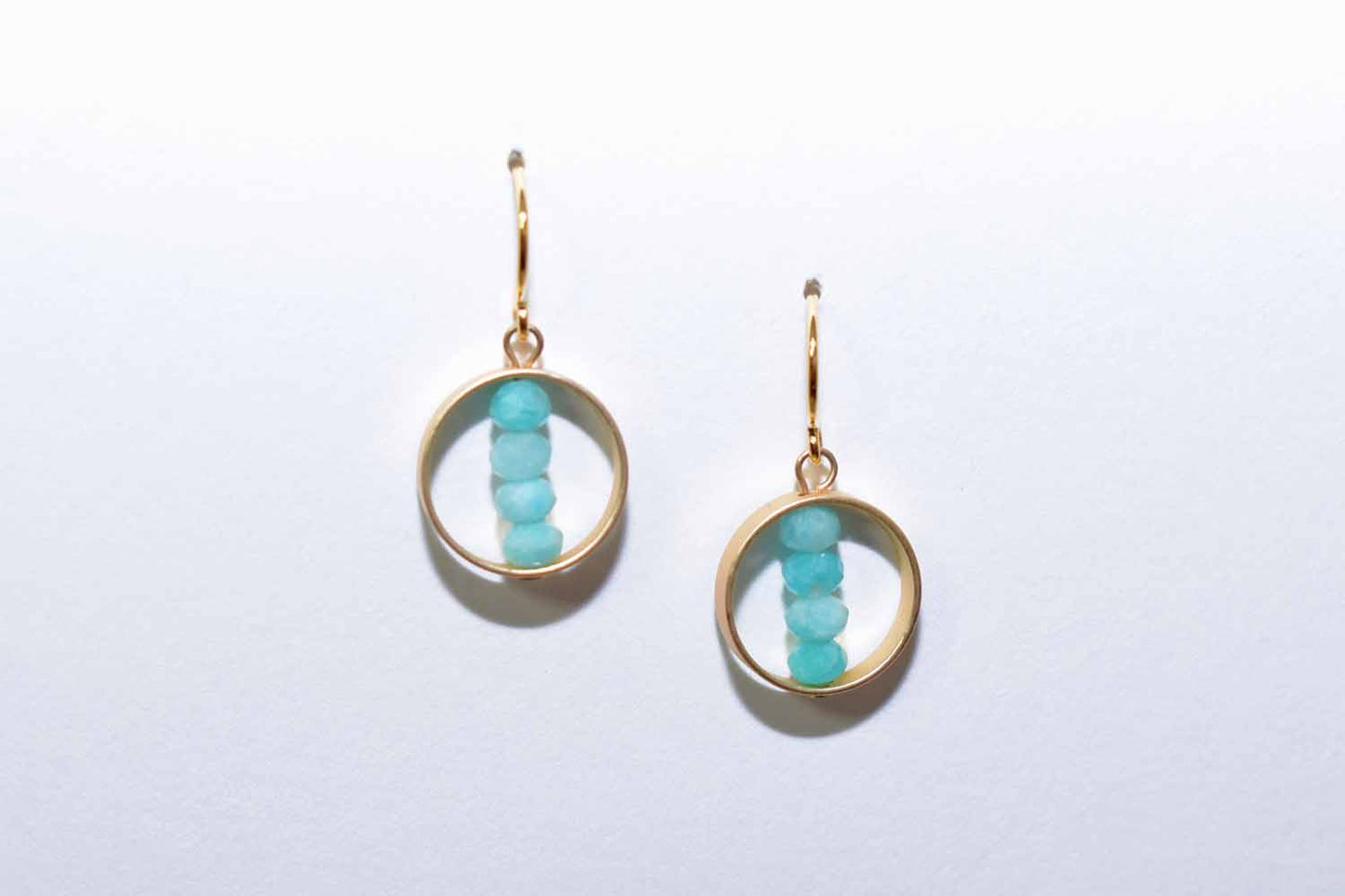 Brooke Earrings - Aquamarine