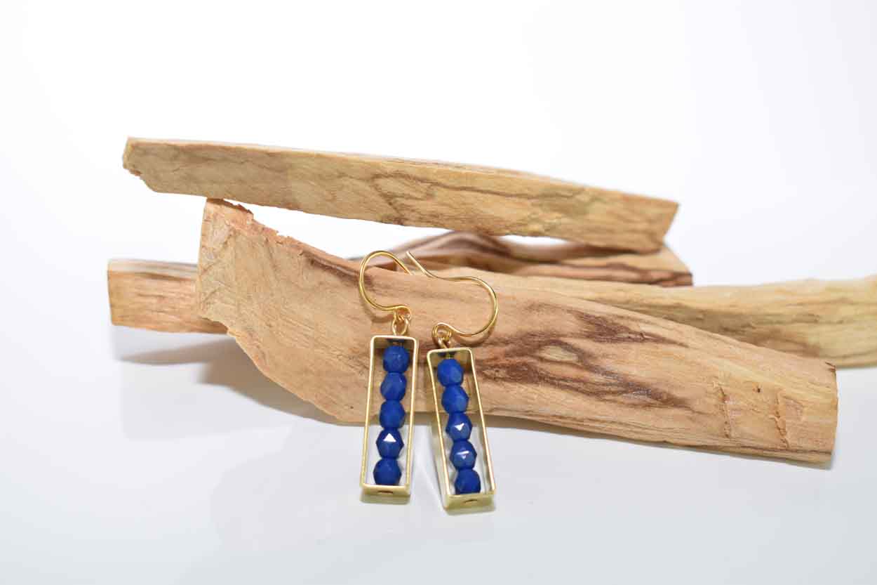 Suki Earrings - Blue - Tina Lilja