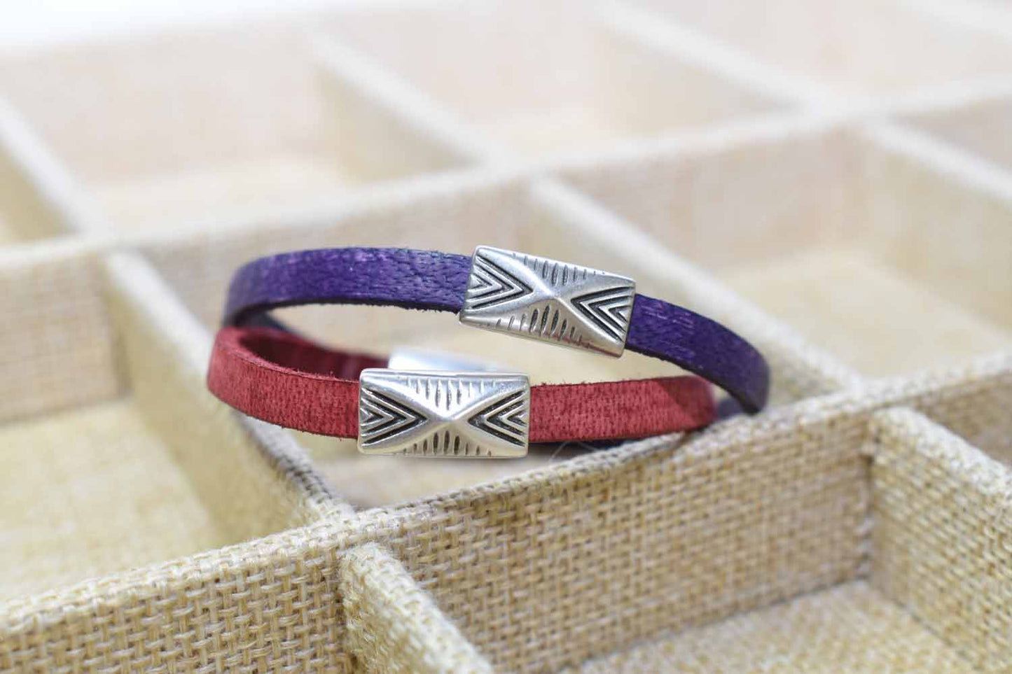 Caitlin Leather Bracelet