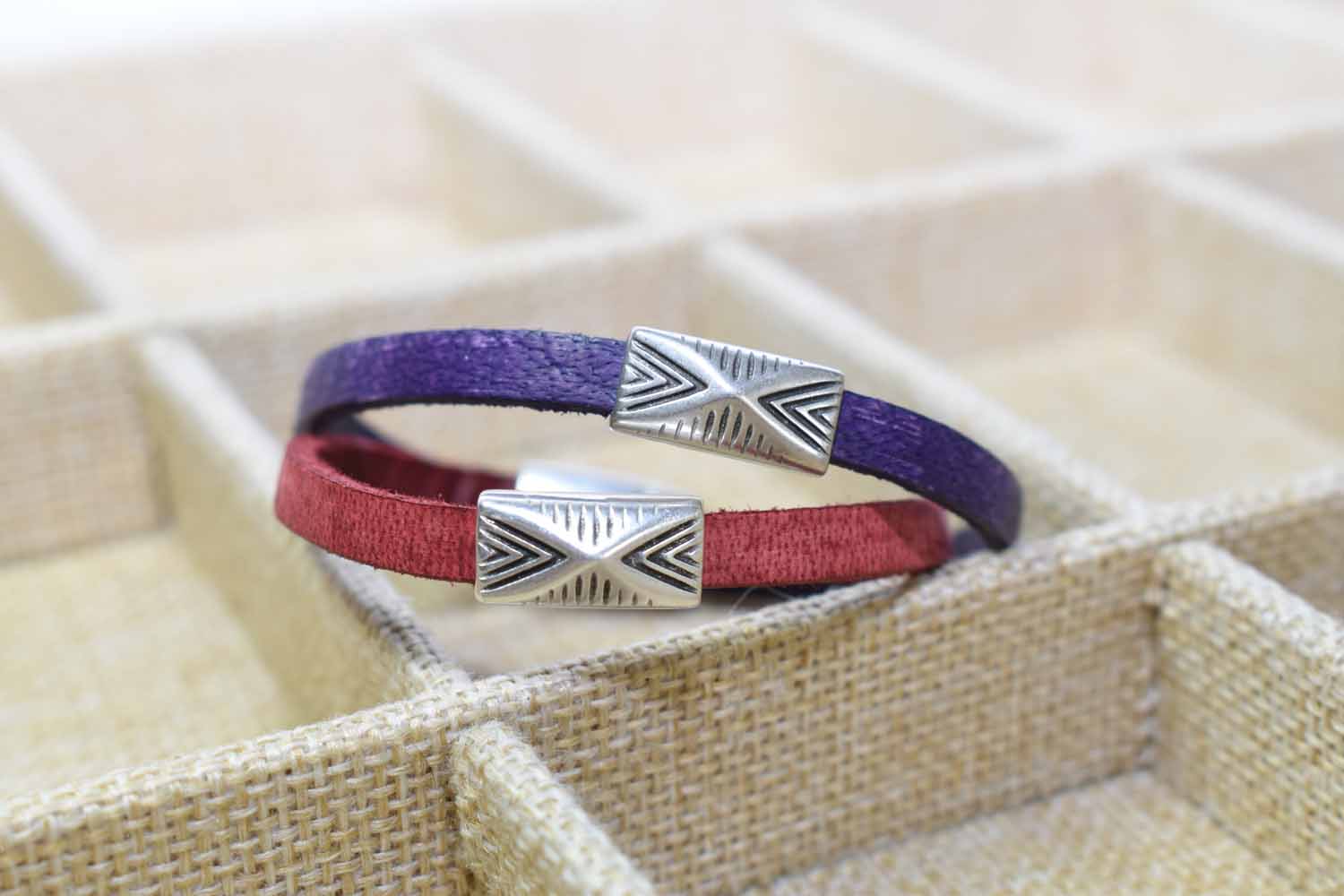 Caitlin Leather Bracelet - 4 Colors - Tina Lilja