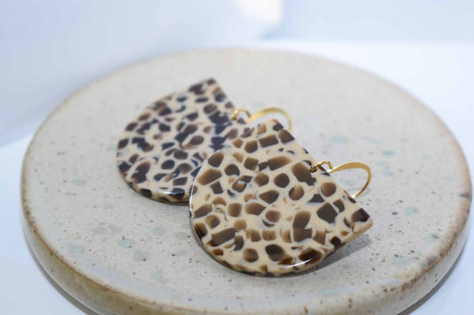 Nova Acetate Earrings - Carmel - Tina Lilja