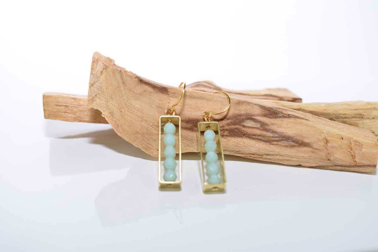 Suki Earrings- Mint Green - Tina Lilja