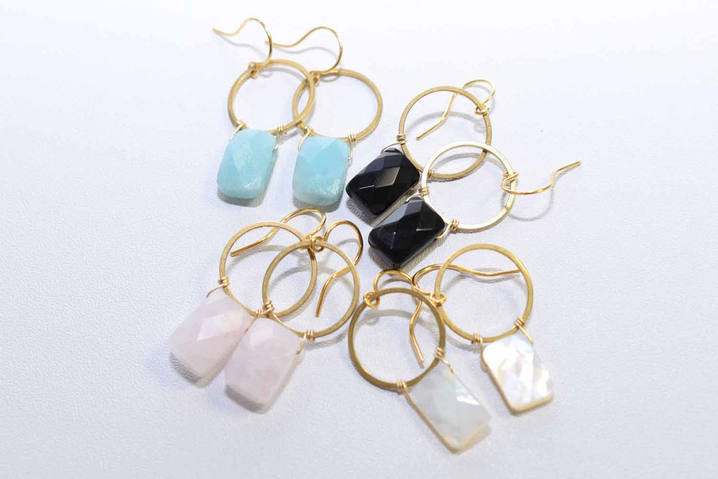 Cushion Cut Earrings - Tina Lilja