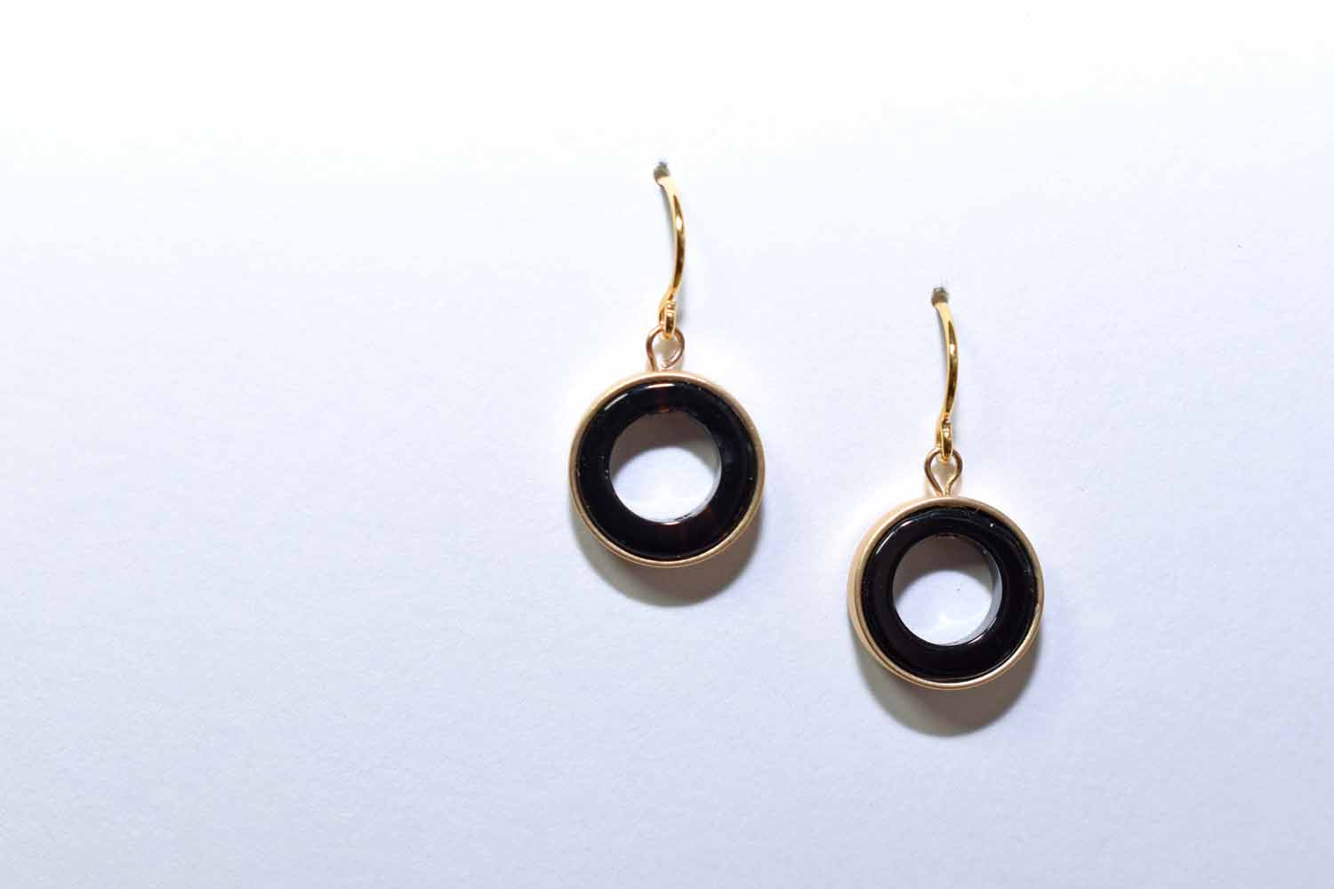 Dara Earrings - Onyx - Tina Lilja