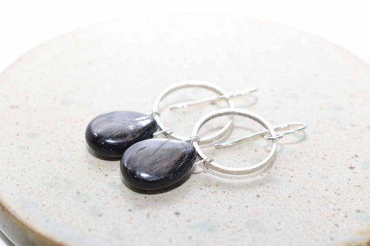 Eden Earrings - Hypersthene - Tina Lilja