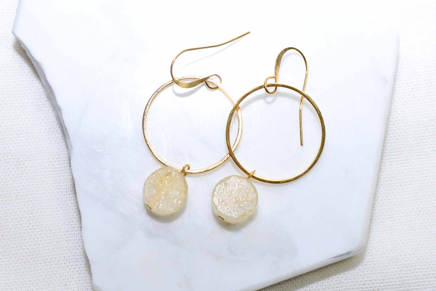 Ella Earrings - Citrine - Tina Lilja