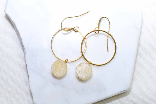 Ella Earrings - Citrine - Tina Lilja