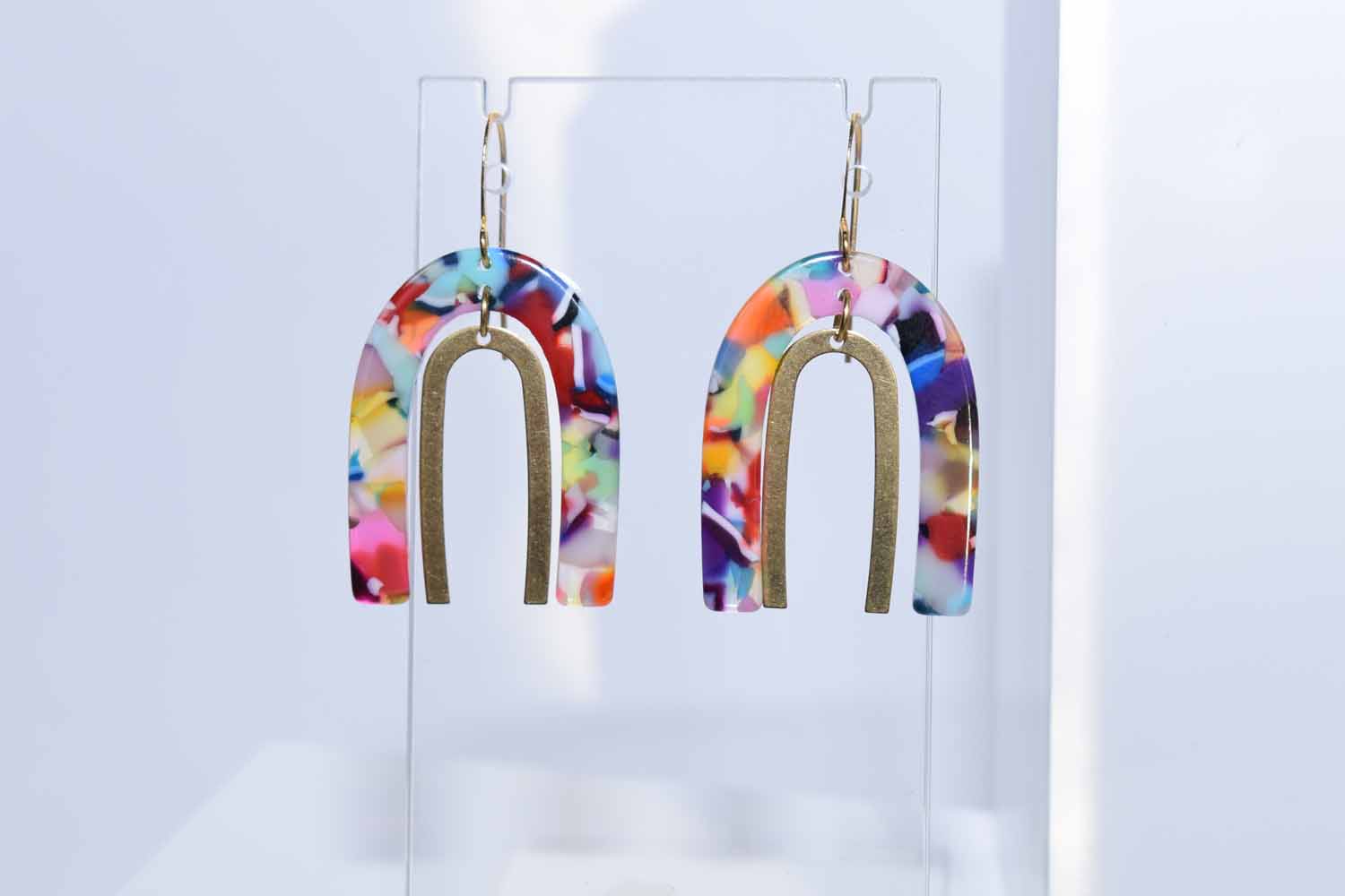 Ginni Acetate Earrings - Tina Lilja