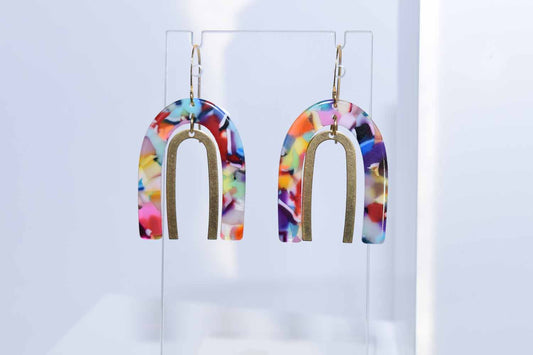 Ginni Acetate Earrings - Tina Lilja