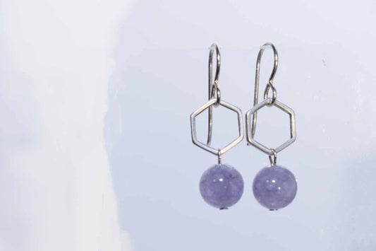 Jewel Earrings - Tanzanite - Tina Lilja