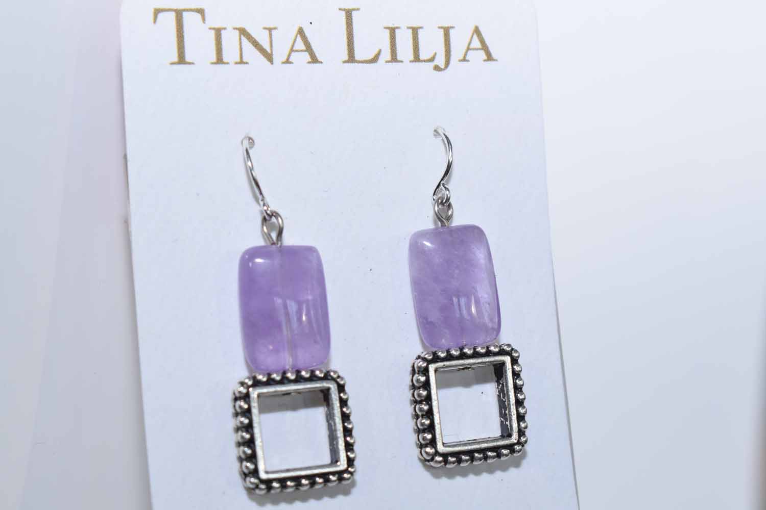 Joy Earrings - Amethyst - Tina Lilja