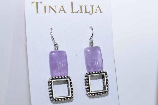 Joy Earrings - Amethyst - Tina Lilja