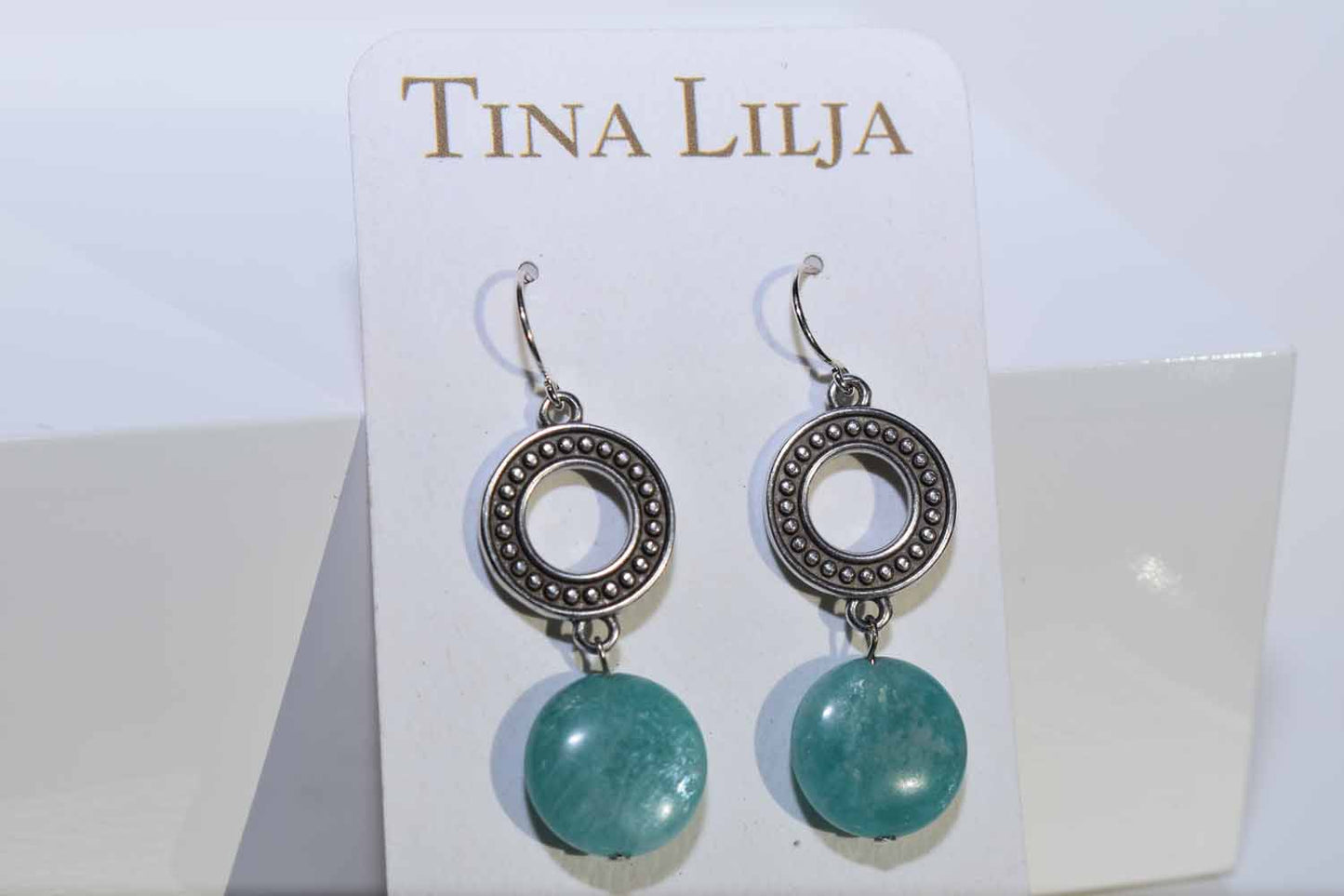 Juliana Earrings - Russian Amazonite - Tina Lilja