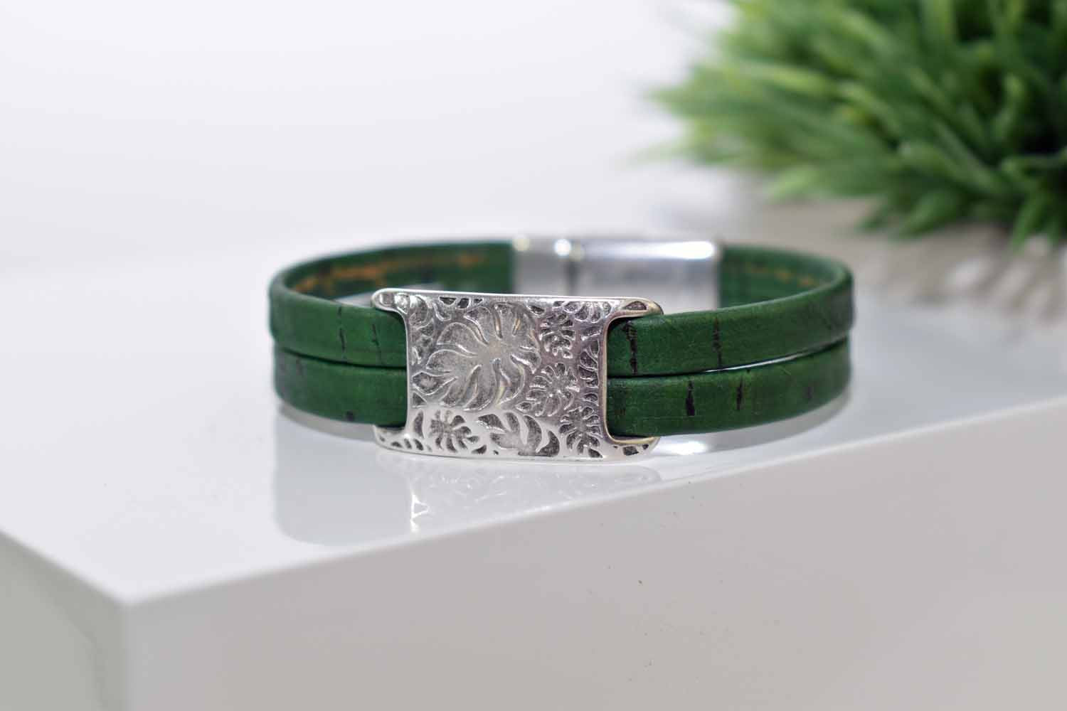 Laurel Cork Bracelet - 2 Colors - Tina Lilja