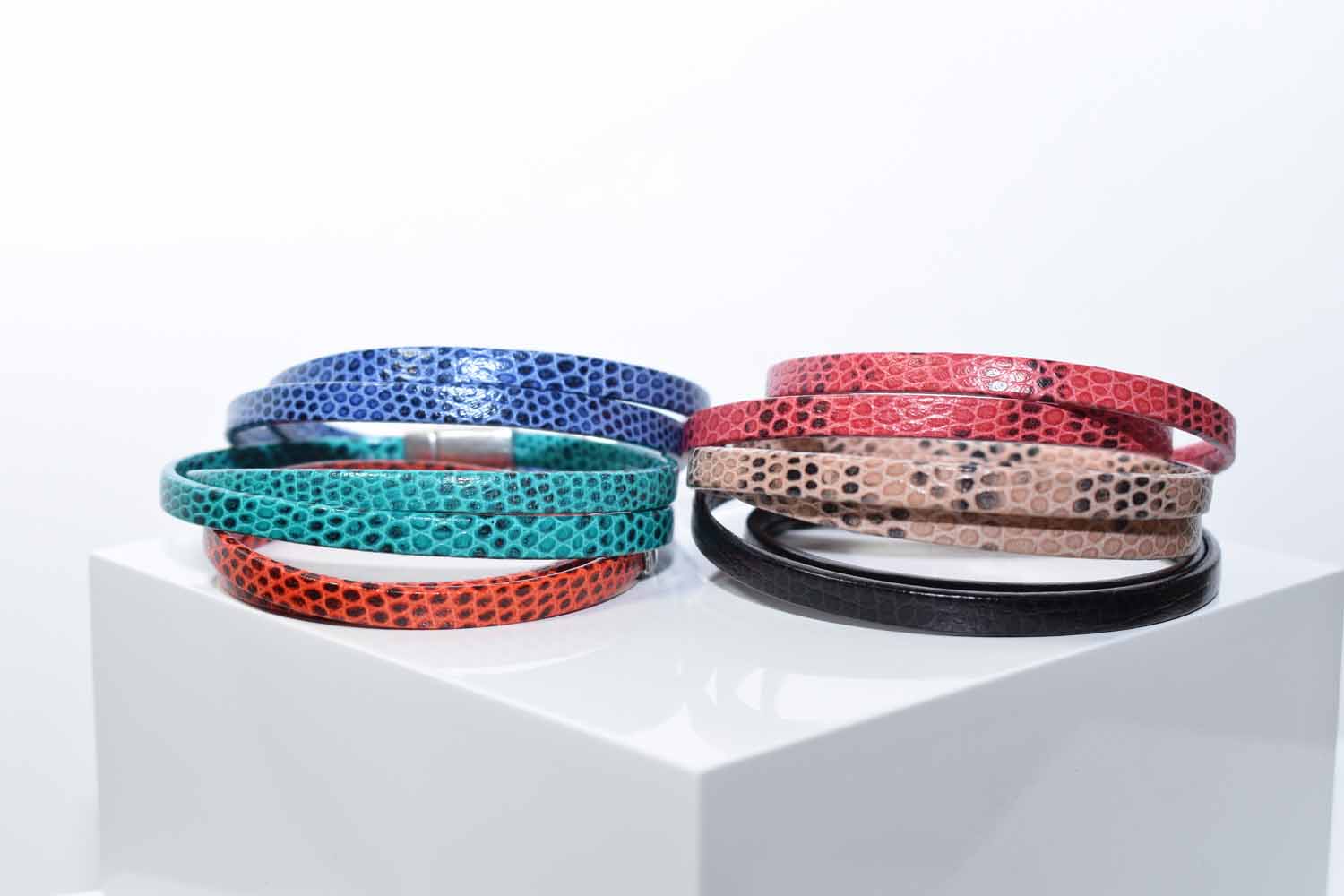 Lizzie Leather Bracelets – Tina Lilja