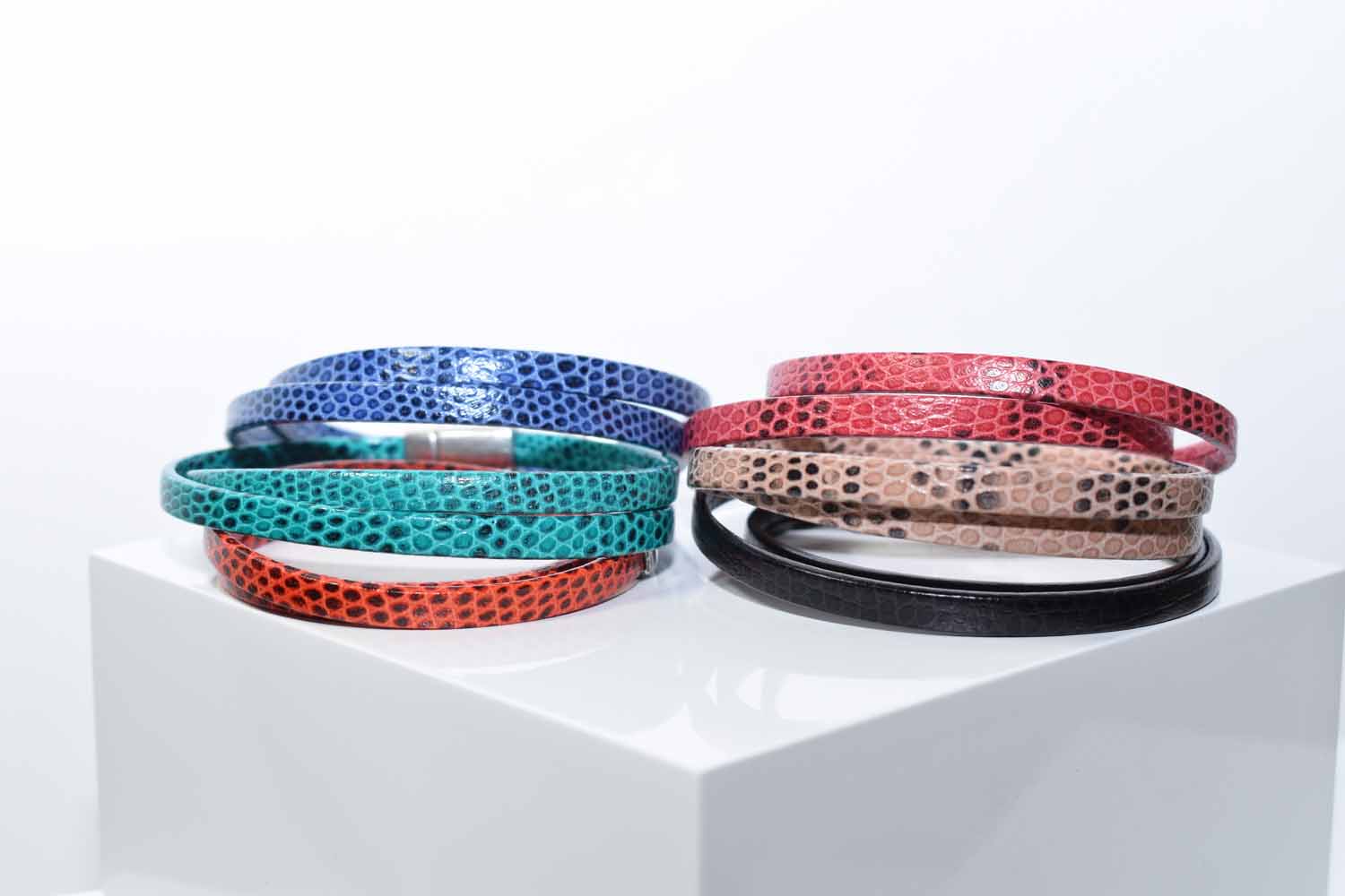 Lizzie Leather Bracelets - Tina Lilja