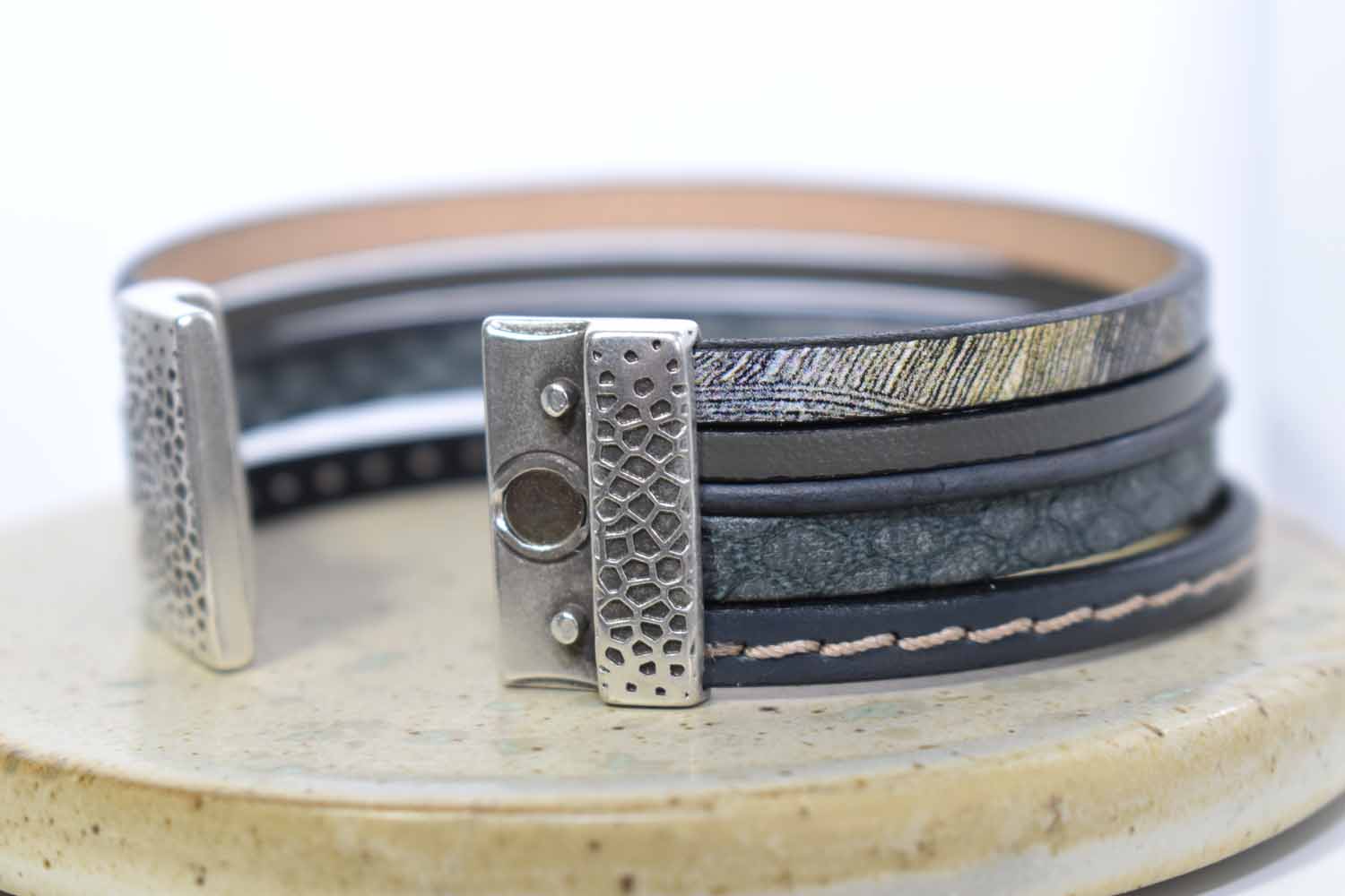 Maddie Leather Bracelet - Tina Lilja