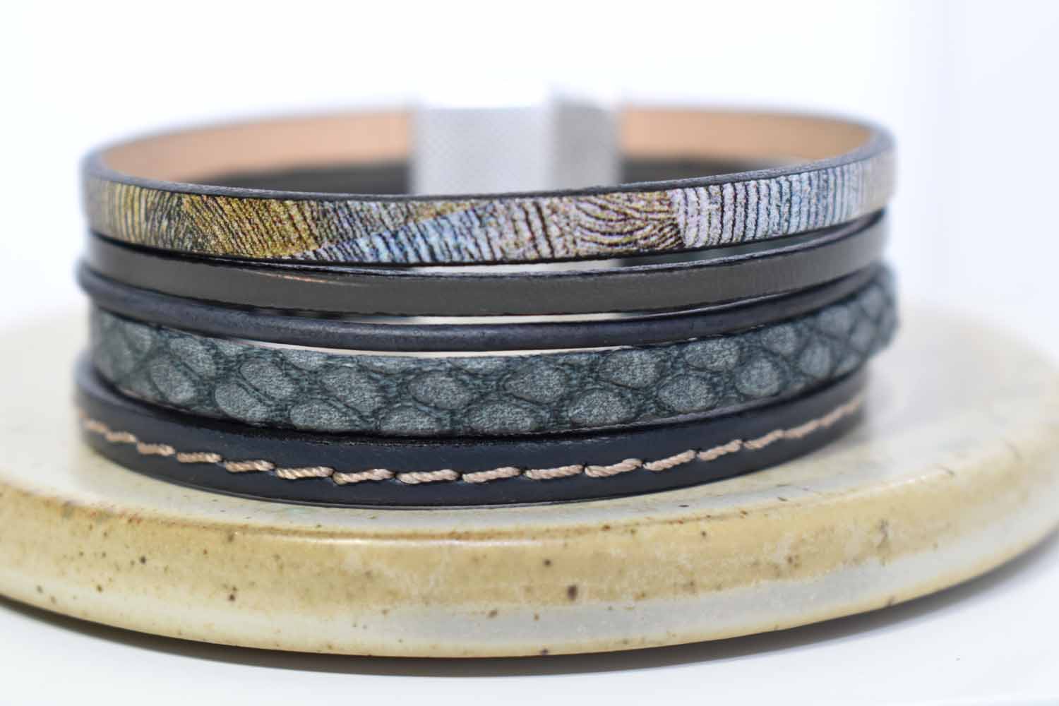 Maddie Leather Bracelet - Tina Lilja