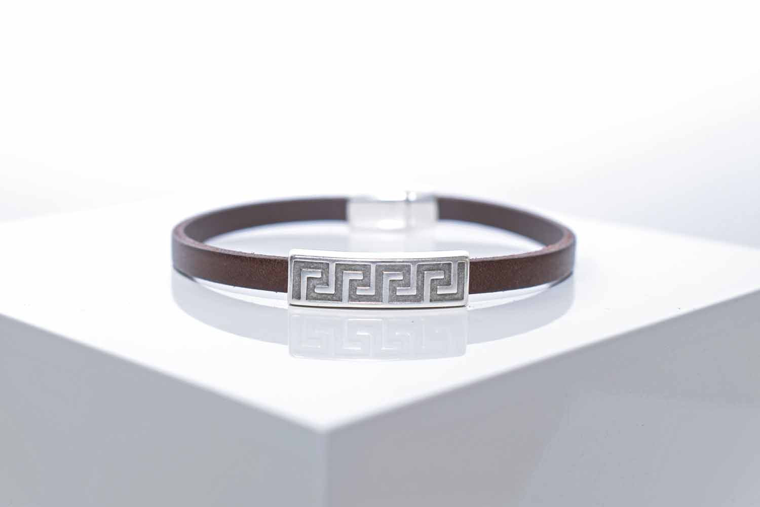 Meander Leather Bracelet - Tina Lilja