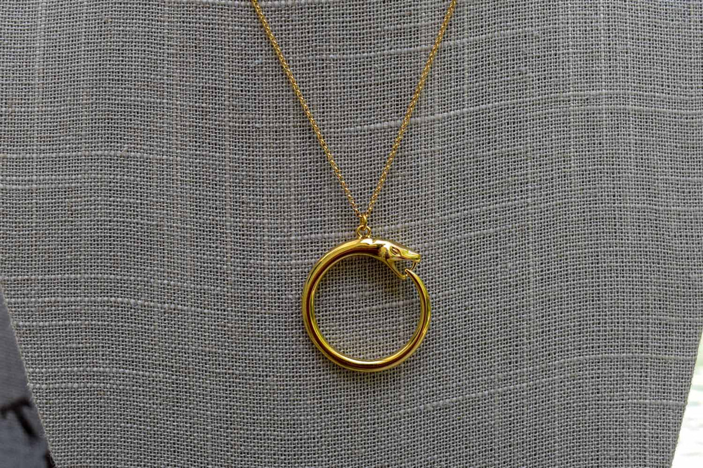 Golden Snake Necklace - Tina Lilja