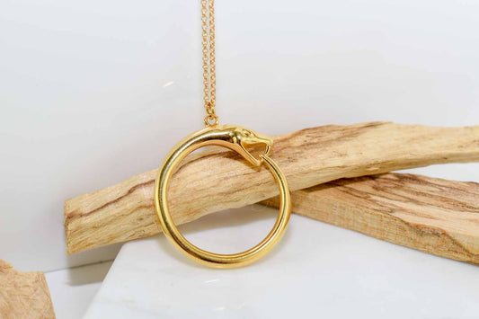 Golden Snake Necklace - Tina Lilja