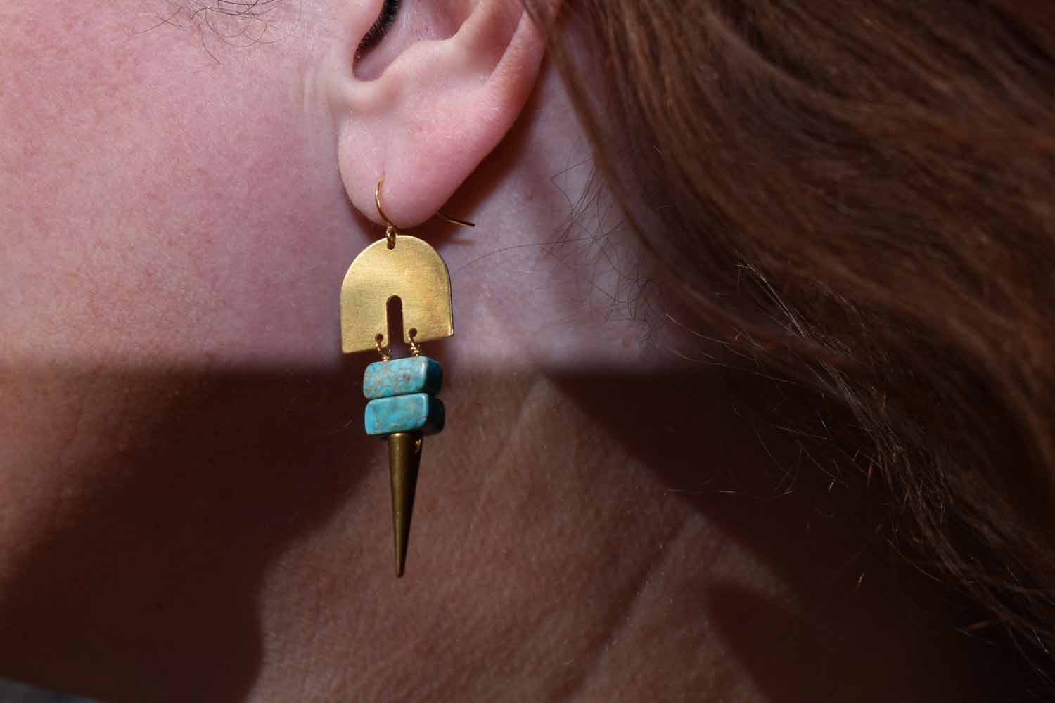 Ophelia Earrings - Turquoise - Tina Lilja