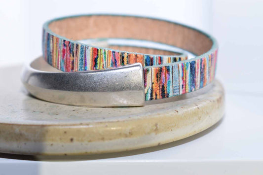 Prism Leather Cuff - Tina Lilja