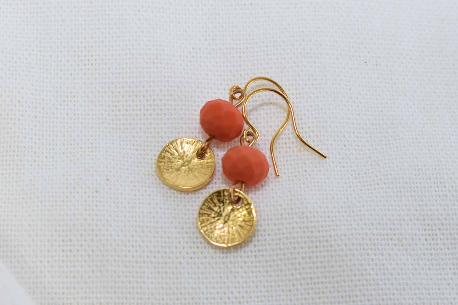 Quinn Earrings - Orange - Tina Lilja