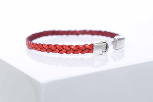 Rio Leather Bracelet - Red - Tina Lilja