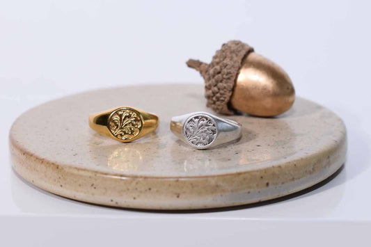 Floral Signet Ring