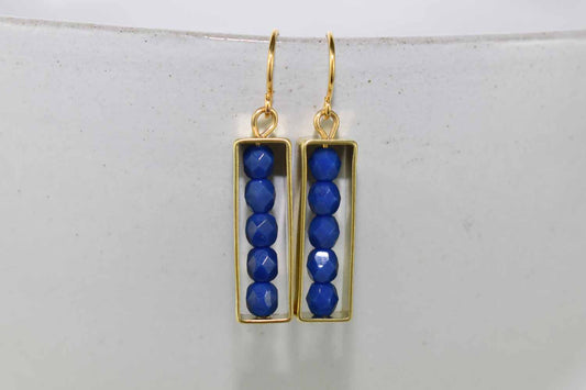 Suki Earrings - Blue - Tina Lilja
