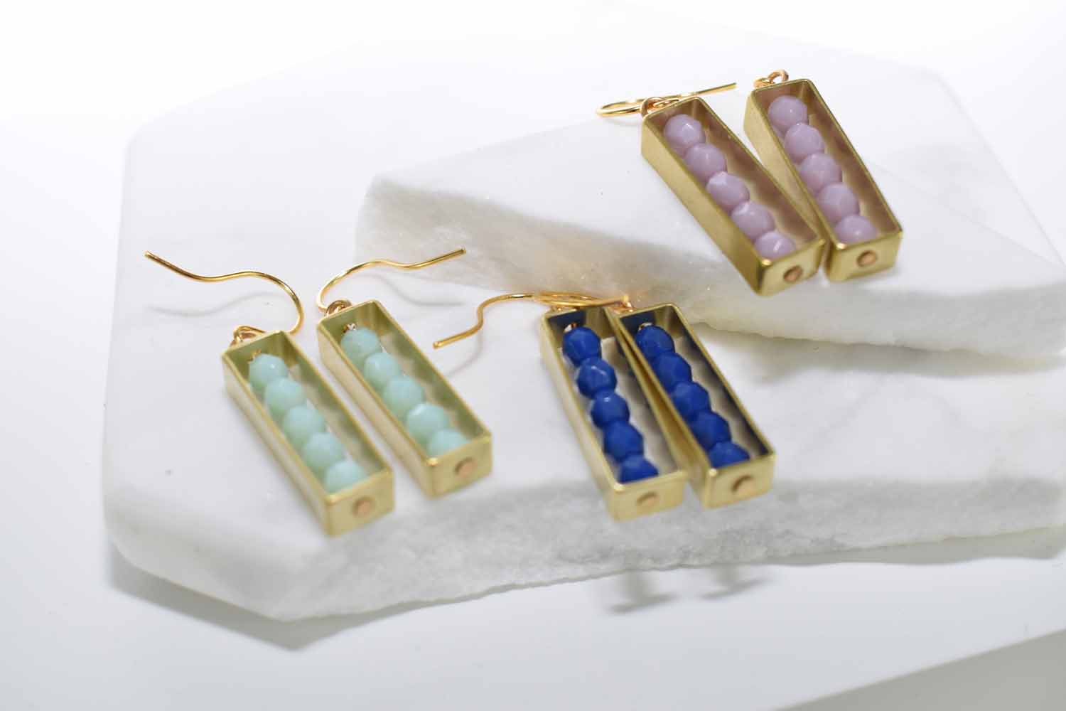 Suki Earrings - Blue - Tina Lilja