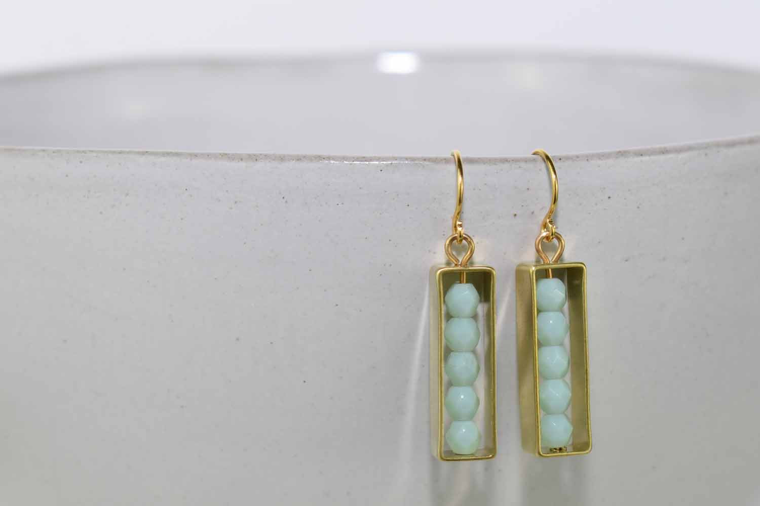 Suki Earrings- Mint Green - Tina Lilja