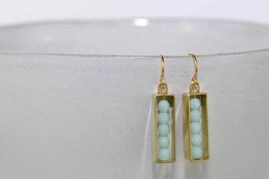 Suki Earrings- Mint Green - Tina Lilja