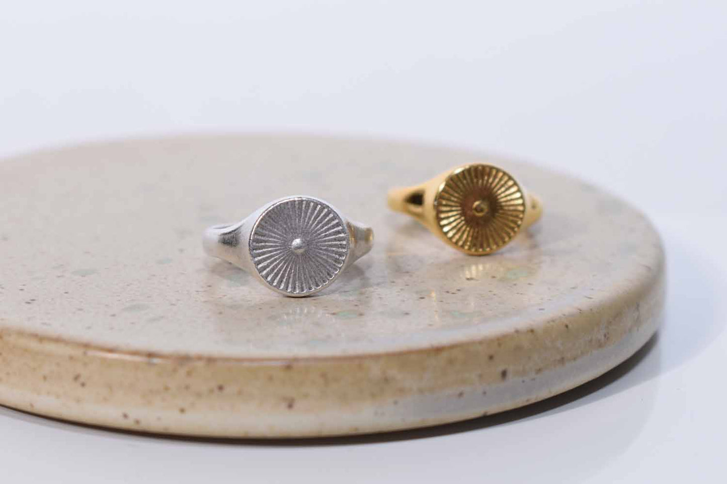 Sundial Signet Ring