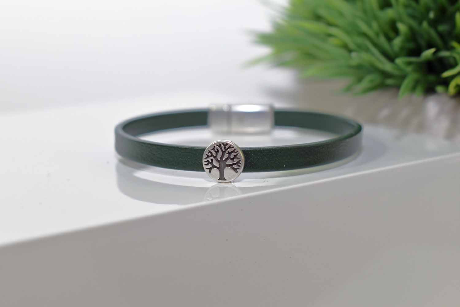 Tree of Life Leather Bracelet - Tina Lilja