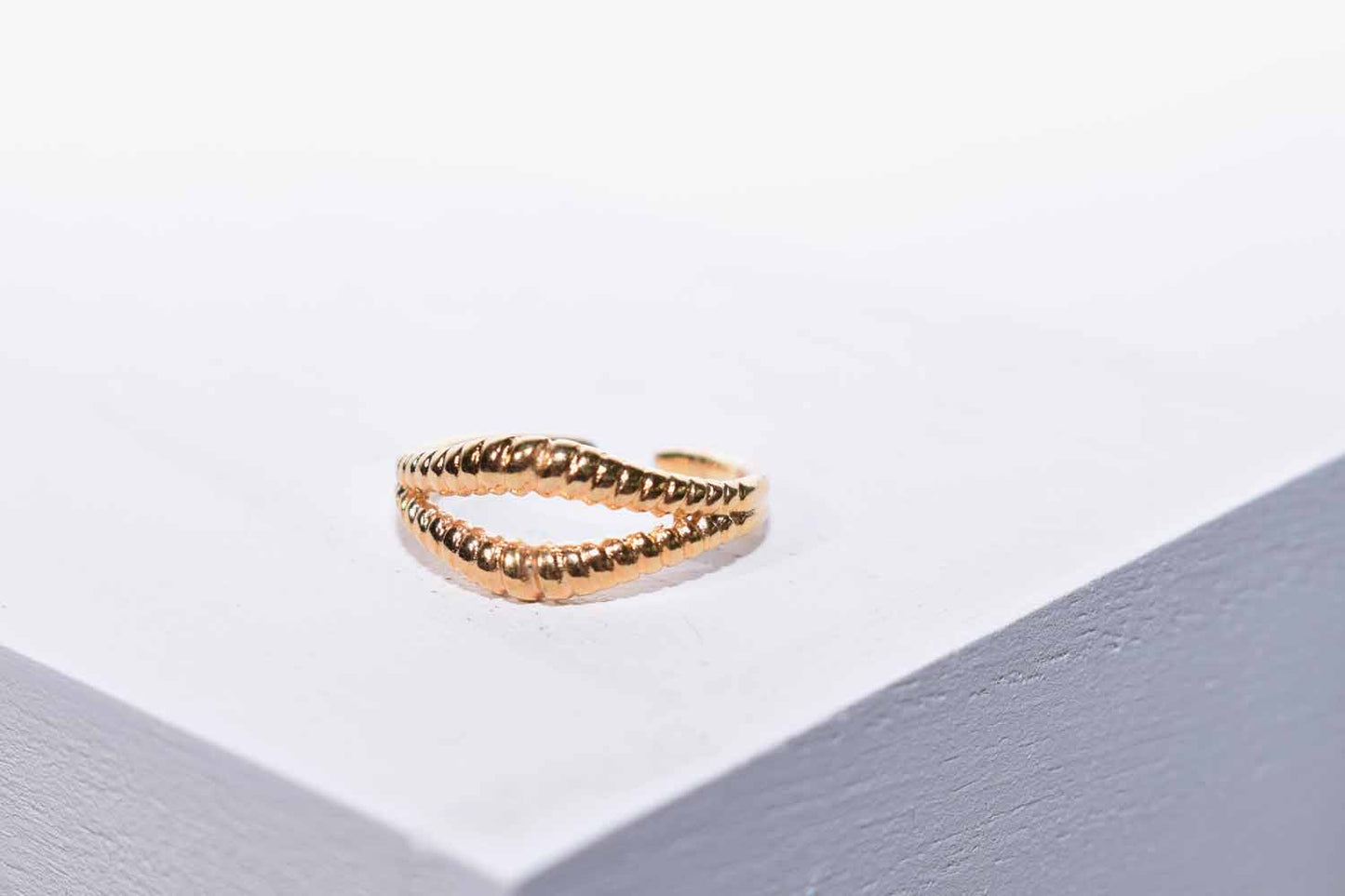 Twisted Diamond Ring