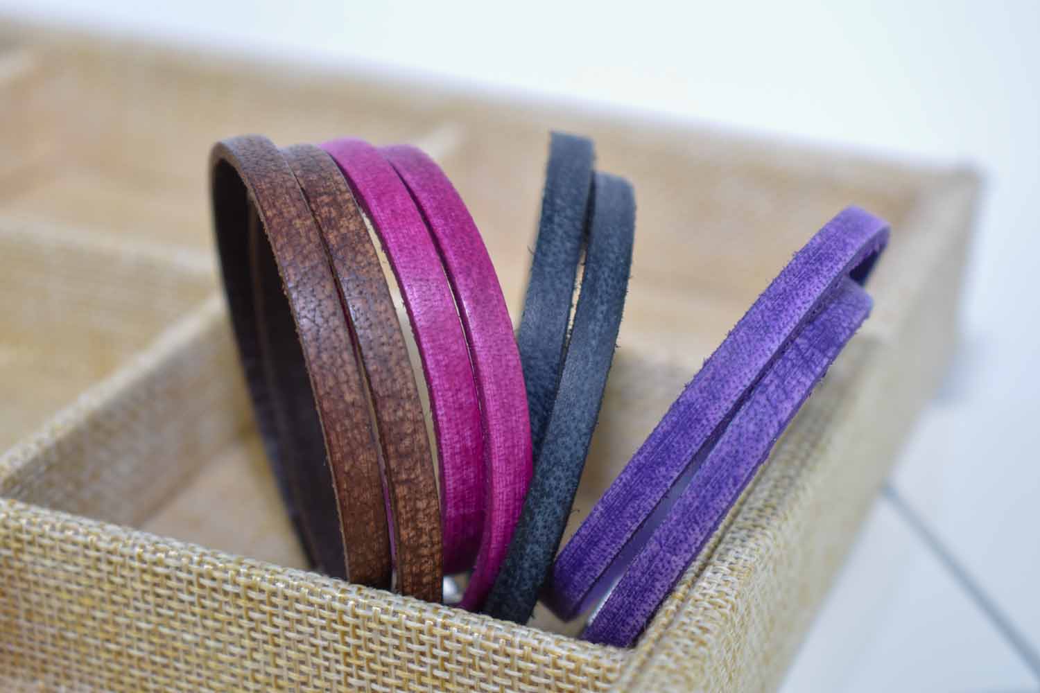 Vintage Leather Bracelet - Tina Lilja